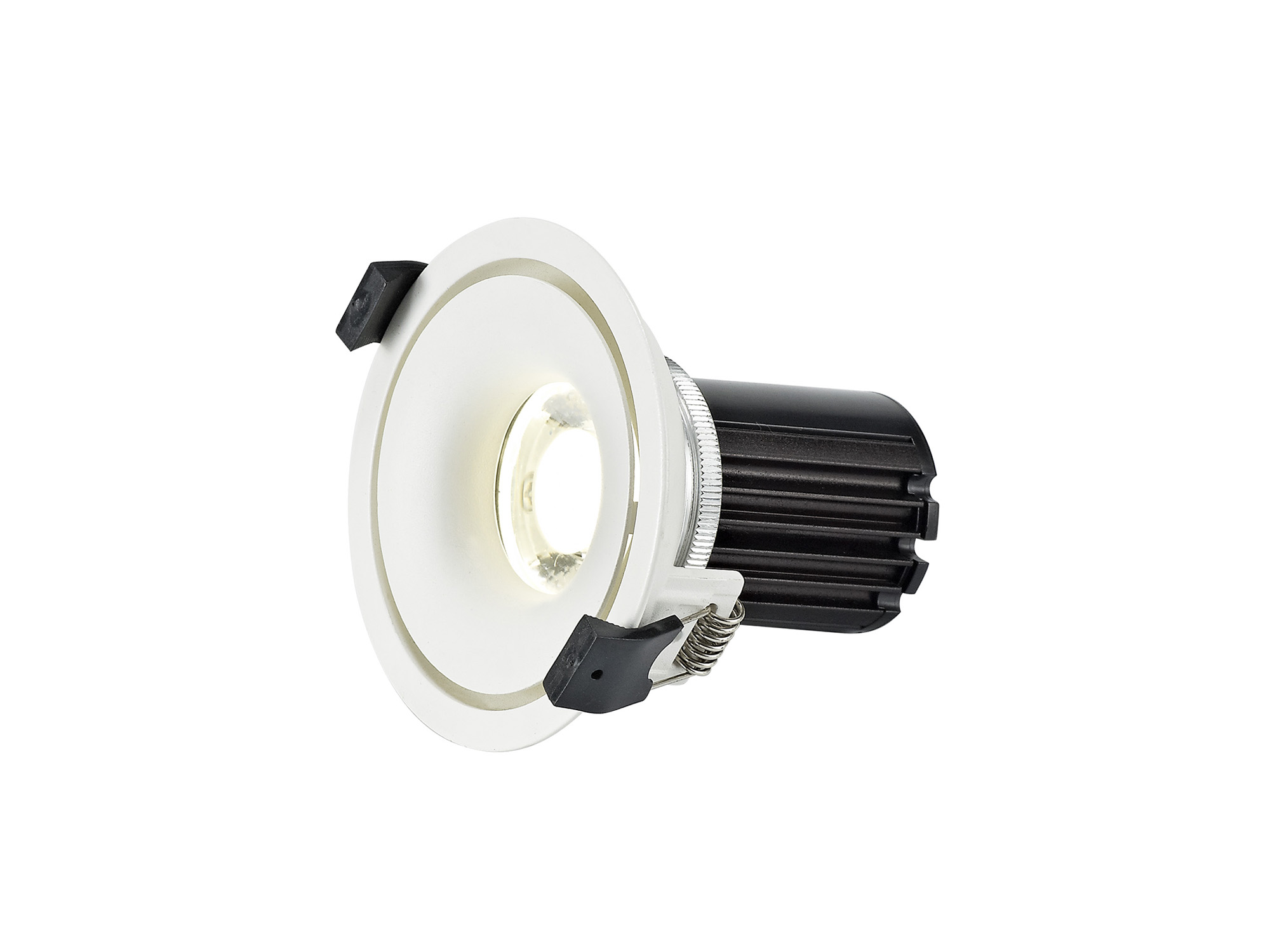 DM201015  Bolor 10 Tridonic powered 10W 2700K 750lm 12° CRI>90 LED Engine White/White Fixed Recessed Spotlight, IP20